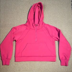 Pink Hoodie with Front Pocket